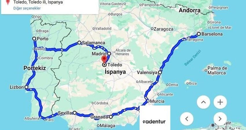 İZMİR’den 8 GECE 9 GÜN BÜYÜK PORTEKİZ & ENDÜLÜS  & İSPANYA